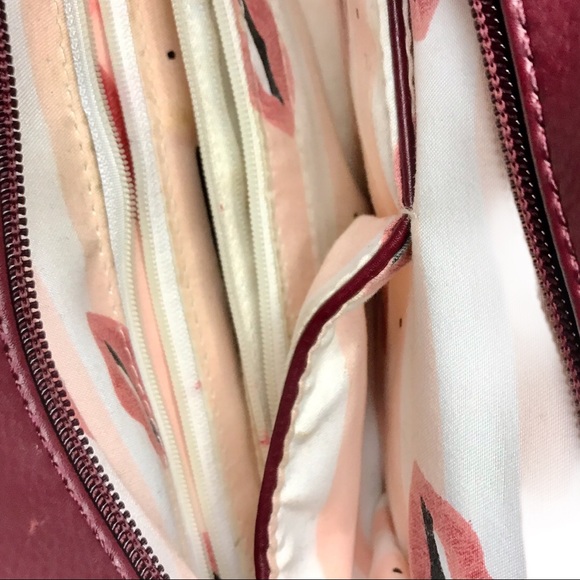 Eva Mendes Burgundy Purse - Picture 6 of 7